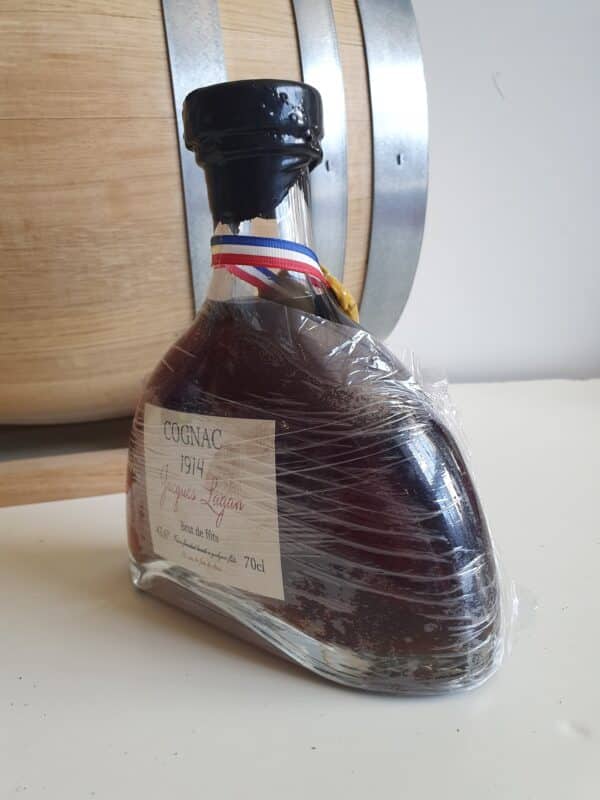 COGNAC LAJAN 70 cl 43.6° MILLESIME 1914 BRUT DE FUTS – Image 5