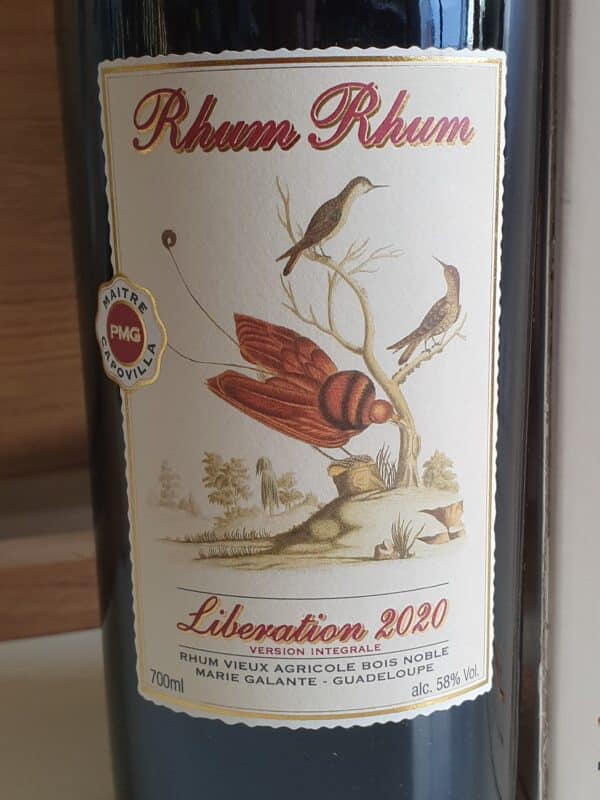 RHUM VIEUX LIBERATION 70 CL 58°MILLESIME 2020 – Image 3
