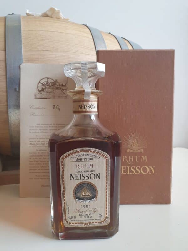 RHUM VIEUX NEISSON 70 CL 45.3° MILLESIME 1991 N° 864