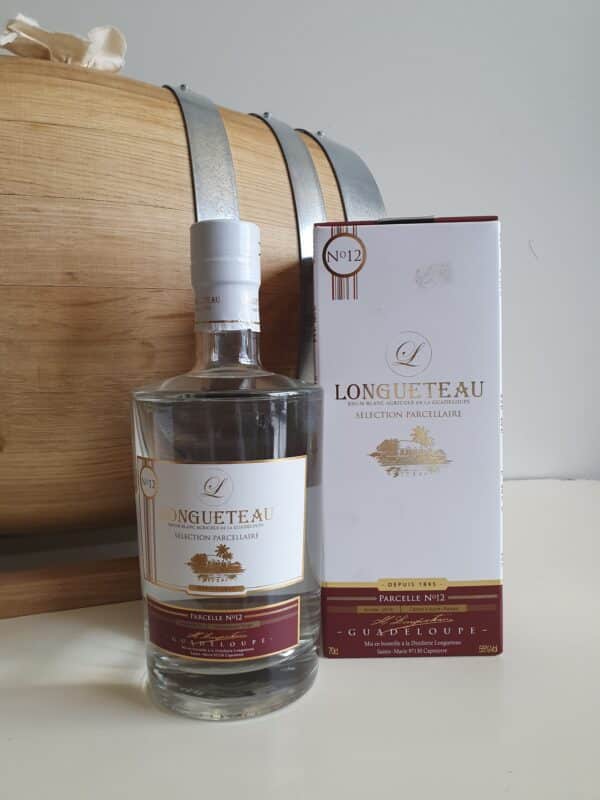RHUM BLANC LONGUETEAU 70 CL 55° MILLESIME 2018 PARCELLAIRE N°12