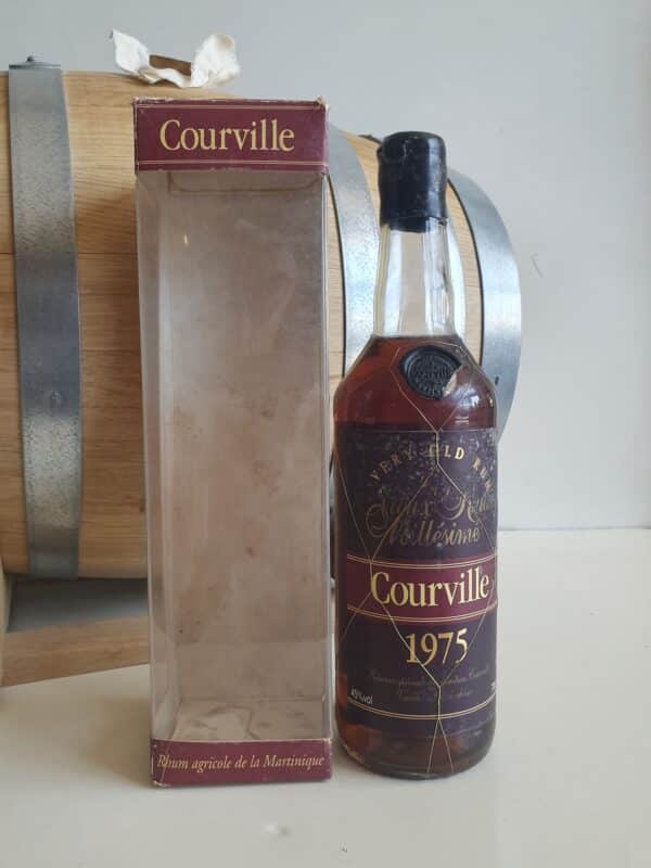 RHUM VIEUX COURVILLE 70 CL 45° MILLESIME 1975 RESERVE SPECIALE DES HERITIERS