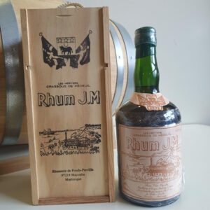 RHUM VIEUX JM CL  45.8° MILLESIME 1993 ETIQUETTE CUIR 15 ANS