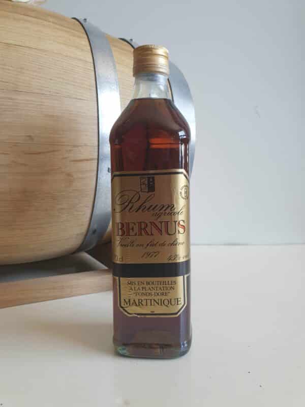RHUM VIEUX BERNUS 70 CL 45° MILLESIME 1977