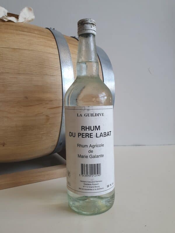 RHUM BLANC PERE LABAT 1L 59° CIRCA 1985