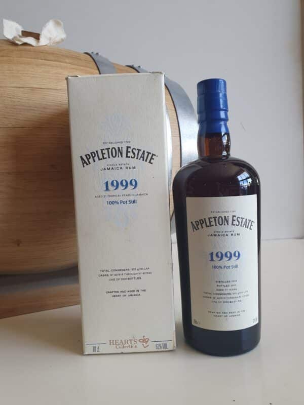 RHUM VIEUX APPLETON ESTATE 70 CL 63° MILLESIME 1999