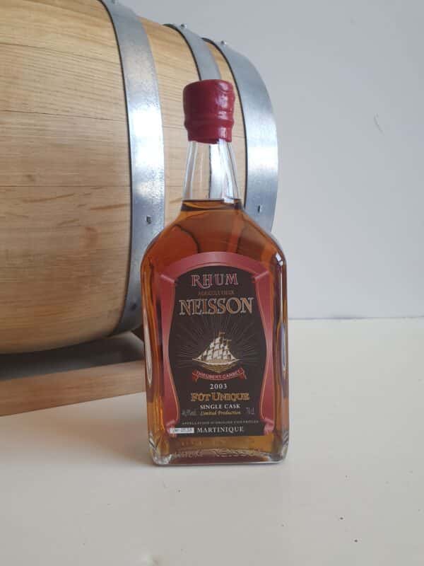 RHUM VIEUX NEISSON 70 CL 46.9° MILLESIME 2003 FUT UNIQUE