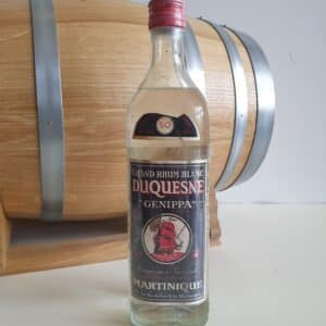 RHUM BLANC DUQUESNE 70 CL 50° "GENIPPA" CIRCA 1965