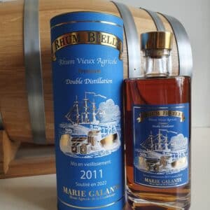 RHUM VIEUX BIELLE 70 CL 45° DOUBLE DISTILLATION  MILLESIME 2011