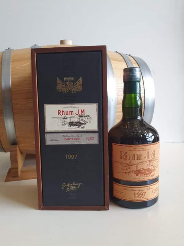 RHUM VIEUX JM 70 CL 44.2° MILLESIME 1997  15 ANS