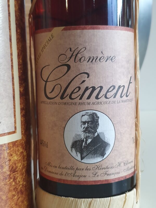 RHUM VIEUX CLEMENT 70 CL 44° CUVEE SPECIALE HOMERE – Image 2
