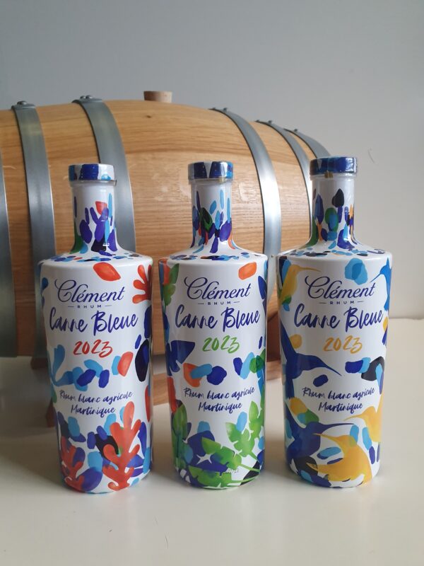 RHUM BLANC CLEMENT 70 CL 50 °CANNE BLEUE 2023 CIEL TERRE EAU