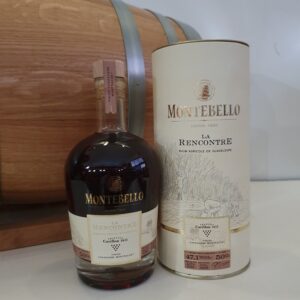 RHUM VIEUX MONTEBELLO 50 CL 47.1° LA RENCONTRE FINISH CHASSAGNE MONTRACHET 11 ANS