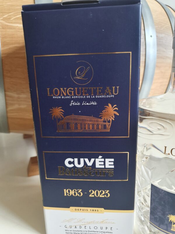 RHUM BLANC LONGUETEAU 70 CL 60°RSMA CUVEE DES BATISSEURS – Image 6