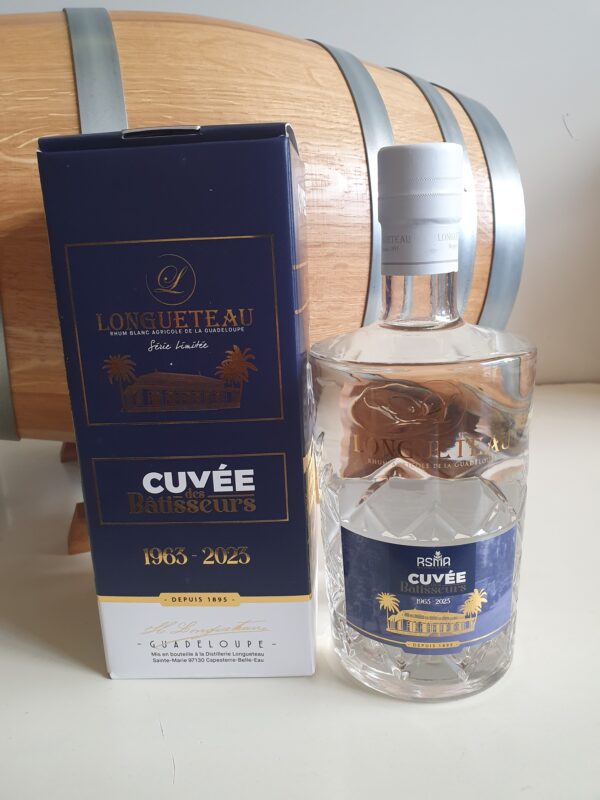 RHUM BLANC LONGUETEAU 70 CL 60°RSMA CUVEE DES BATISSEURS