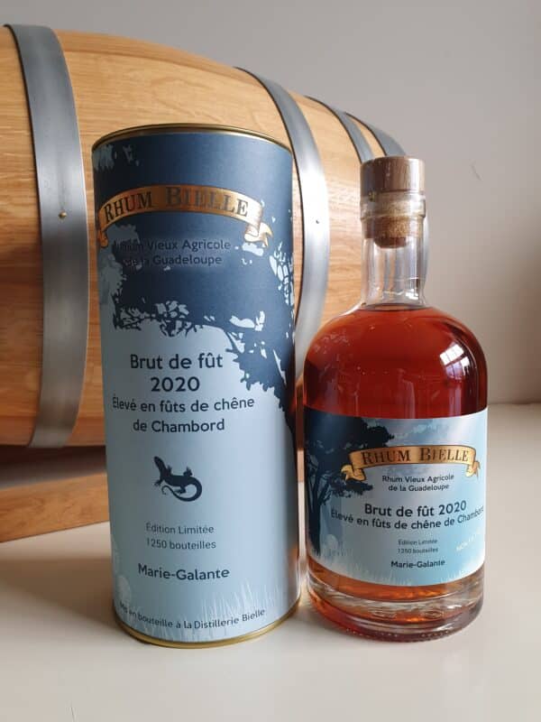 RHUM VIEUX BIELLE 50 CL 53.9° BRUT DE FUT 2020