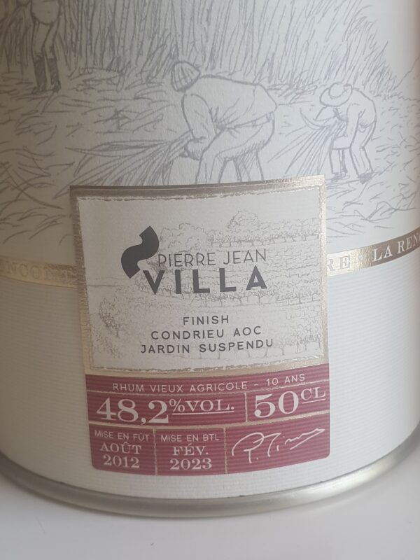 RHUM VIEUX MONTEBELLO 50 CL 48.2° LA RENCONTRE 10 ANS FINISH AOC CONDRIEU / VILLA – Image 2