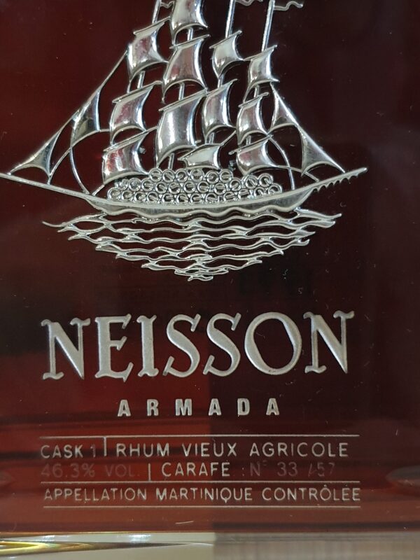 RHUM VIEUX NEISSON 70 CL 46.3° COLLECTION ARMADA MILLESIME 1993 – Image 2