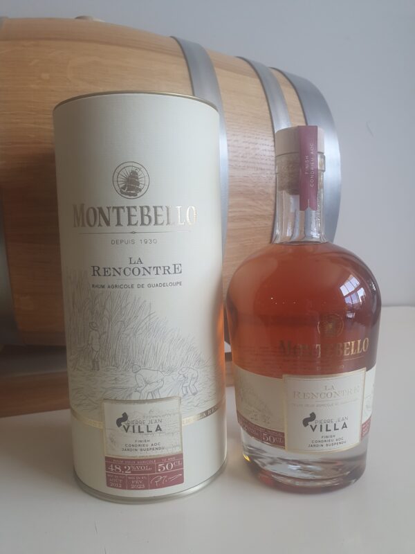 RHUM VIEUX MONTEBELLO 50 CL 48.2° LA RENCONTRE 10 ANS FINISH AOC CONDRIEU / VILLA