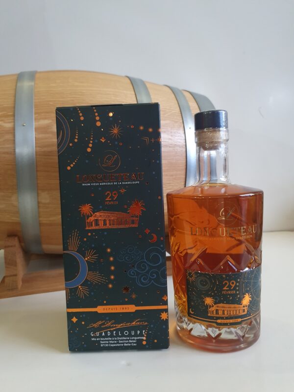 RHUM VIEUX LONGUETEAU 70 CL 48.4° CUVEE 29 FEVRIER 2020