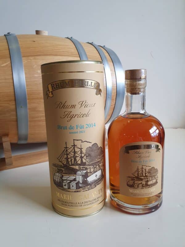 RHUM VIEUX BIELLE 70 CL 56.9° MILLESIME 2014 BRUT DE FUT
