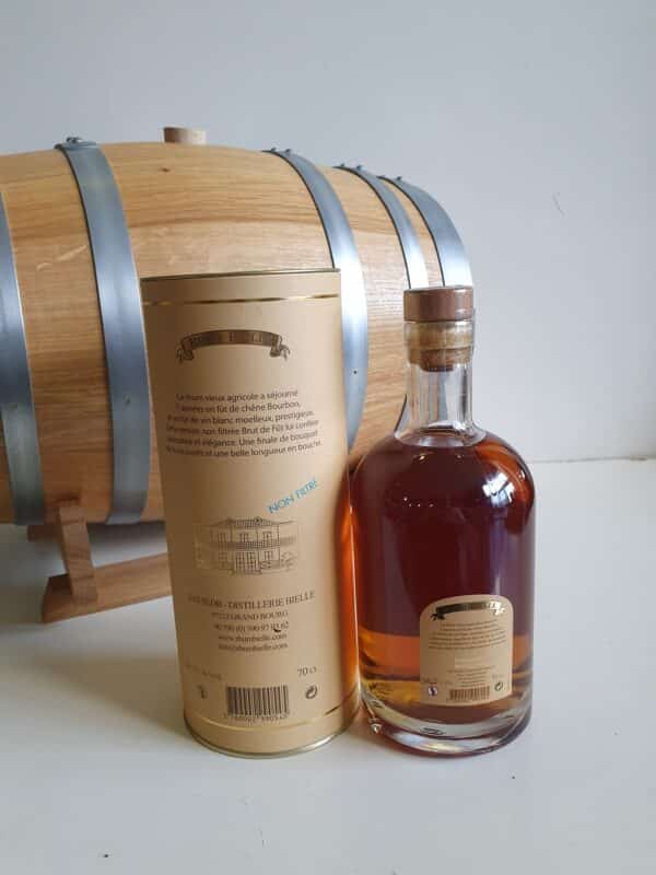 RHUM VIEUX BIELLE 70 CL 56.5° MILLESIME 2014 BRUT DE FUT – Image 2