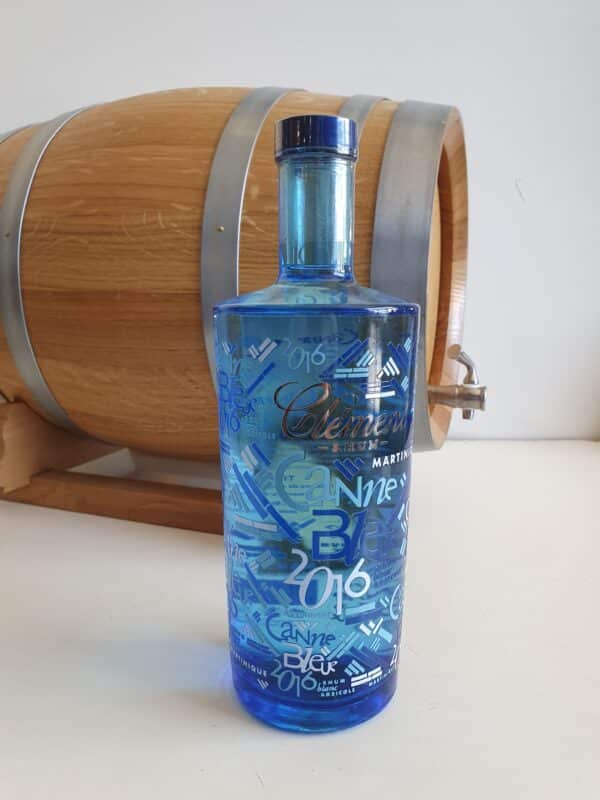 RHUM BLANC CLEMENT 70 CL 50° CANNE BLEUE MILLESIME 2016