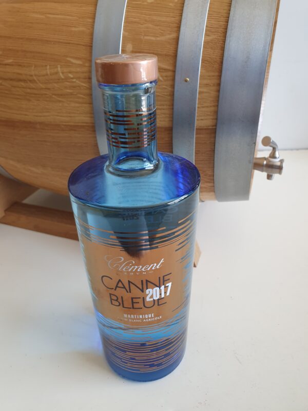 RHUM BLANC CLEMENT 70 CL 50° CANNE BLEUE MILLESIME 2017