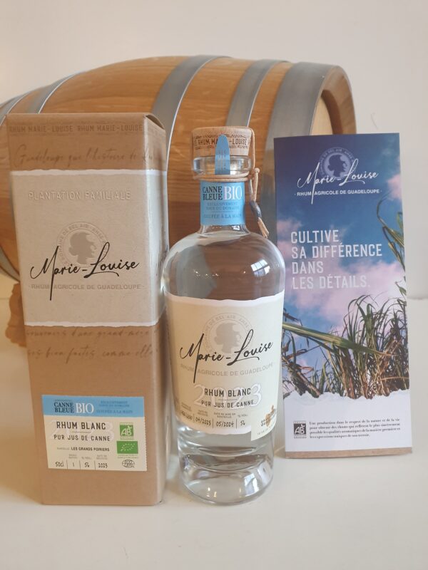RHUM BLANC MARIE- LOUISE 50 CL 56° BIO MILLESIME 2023