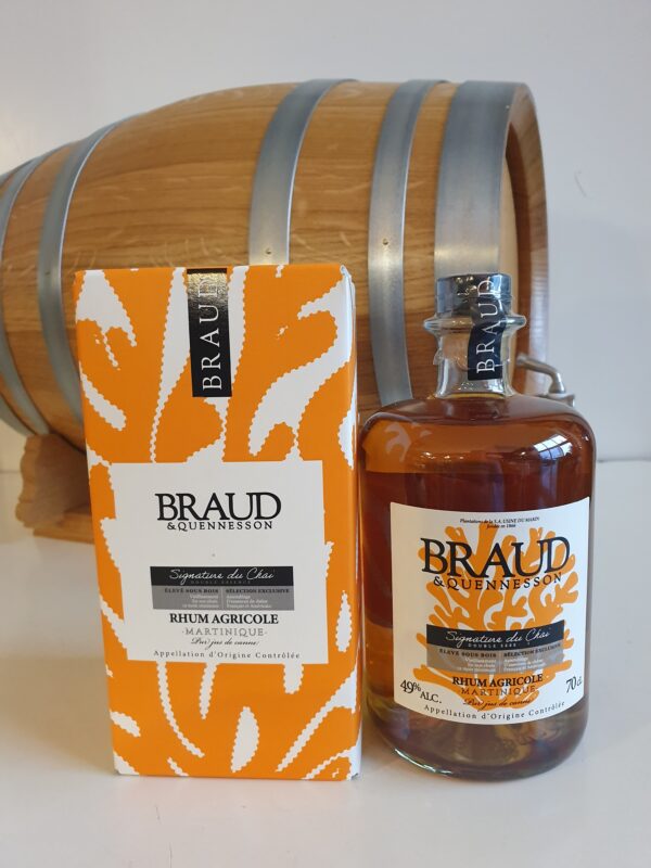 RHUM ESB DRAUD ET QUENNESSON 70 CL 49°  2022 SIGNATURE DU CHAI
