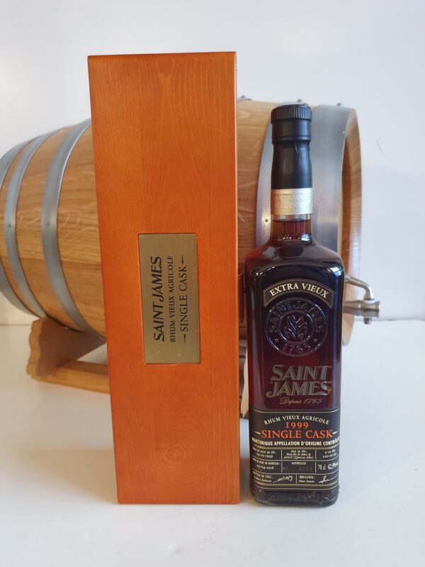 RHUM VIEUX ST JAMES 70 CL 42.9° MILLESIME 1999 16 ANS AGE
