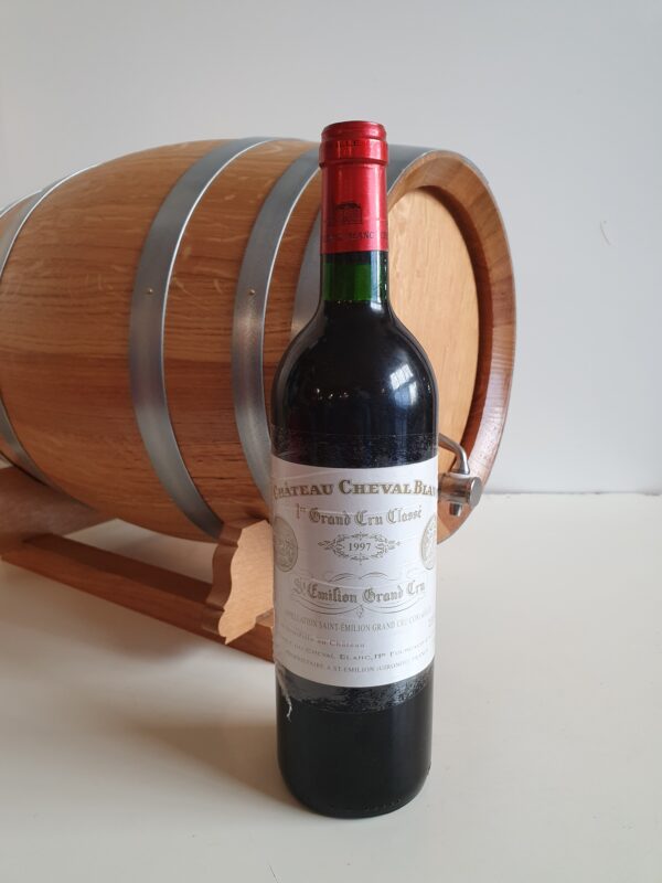 VIN CHATEAU CHEVAL BLANC 75 CL 12.5° MILLESIME 1997 1ER GRAND CRU CLASSE A ST EMILION