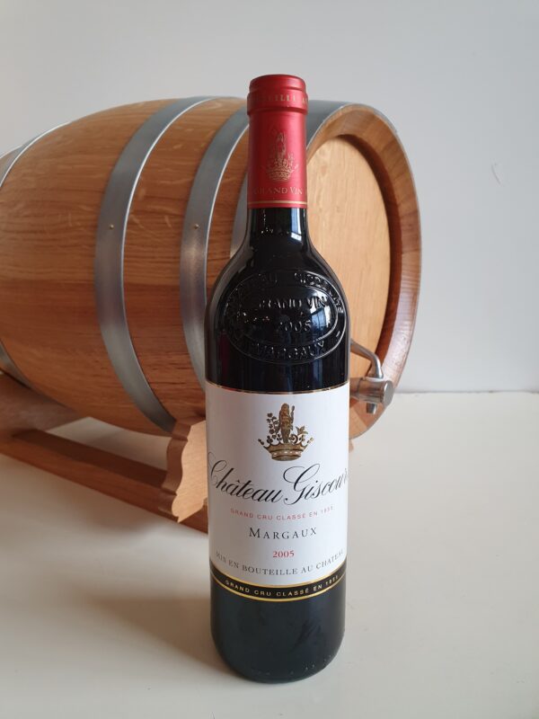 VIN CHATEAU GISCOURS 75 CL 13° MILLESIME 2005 3EME CRU CLASSE MARGAUX