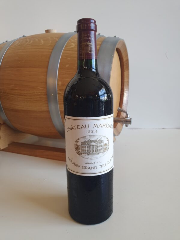 VIN CHATEAU MARGAUX 75 CL 13° MILLESIME 2014 1 ER GRAND CRU CLASSE DE MARGAUX