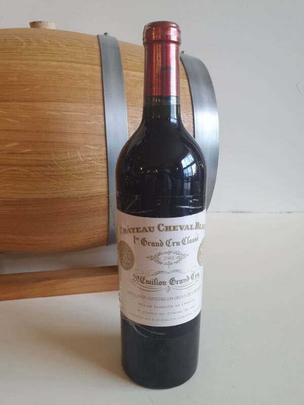 VIN CHATEAU CHEVAL BLANC 75 CL MILLESIME 2001 1ER GRAND CRU CLASSE A