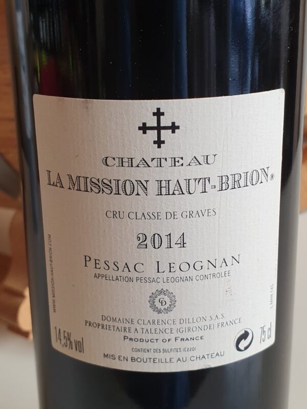VIN CHATEAU LA MISSION HAUT BRION 75 CL 14.5° PESSAC - LEOGNAN – Image 2
