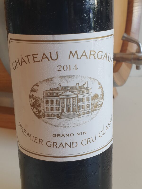VIN CHATEAU MARGAUX 75 CL 13° MILLESIME 2014 1 ER GRAND CRU CLASSE DE MARGAUX – Image 2