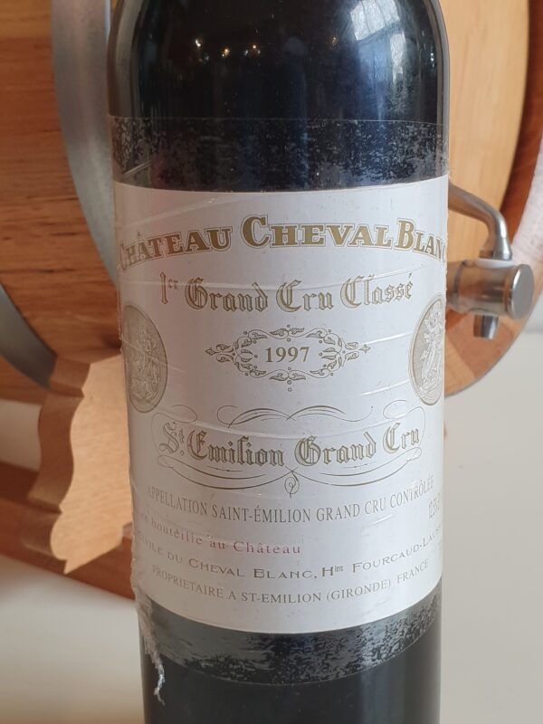 VIN CHATEAU CHEVAL BLANC 75 CL 12.5° MILLESIME 1997 1ER GRAND CRU CLASSE A ST EMILION – Image 2