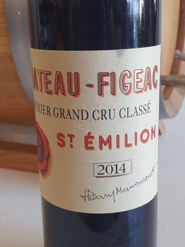 VIN CHATEAU FIGEAC 75 CL 13° MILLESIME 2014 1ER GRAND CRU CLASSE A SAINT - EMILION – Image 2