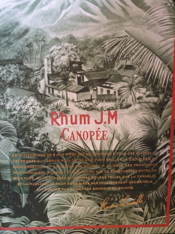 RHUM VIEUX JM 70 CL 46° CARAFE CANOPEE – Image 2