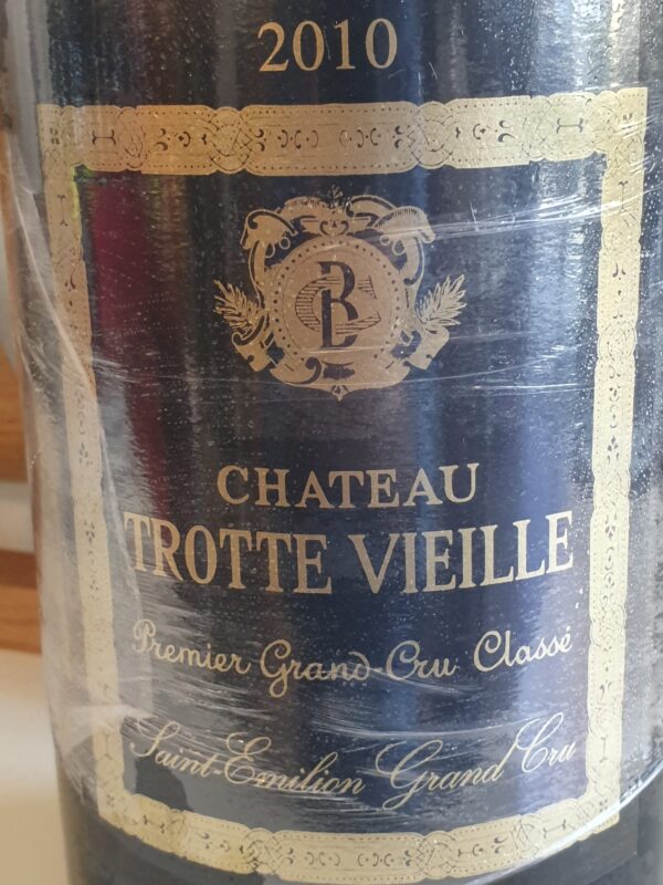 CHATEAU TROTTE VIEILLE 3 L DOUBLE MAGNUM MILLESIME 2010 1 ER GRAND CRU CLASSE B – Image 3