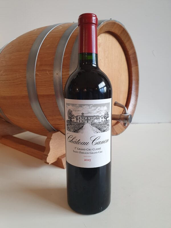 VIN CHATEAU CANON 75 CL MILLESIME 2015 1ER GRAND CRU CLASSE B SAINT EMILION