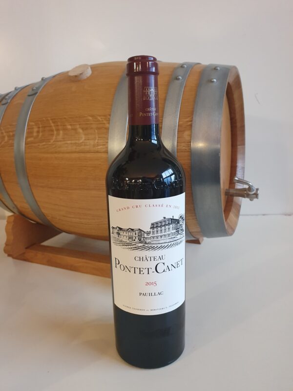 VIN CHATEAU PONTET CANET 75 CL MILLESIME 2015  5EME GRAND CRU CLASSE PAUILLAC