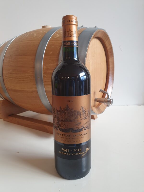 VIN CHATEAU D'ISSAN 75 CL MILLESIME 2015 3EME  GRAND CRU CLASSE  MARGAUX