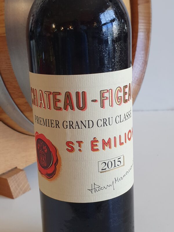 VIN CHATEAU FIGEAC 75 CL 14° MILLESIME 2015 1ER GRAND CRU CLASSE B – Image 2