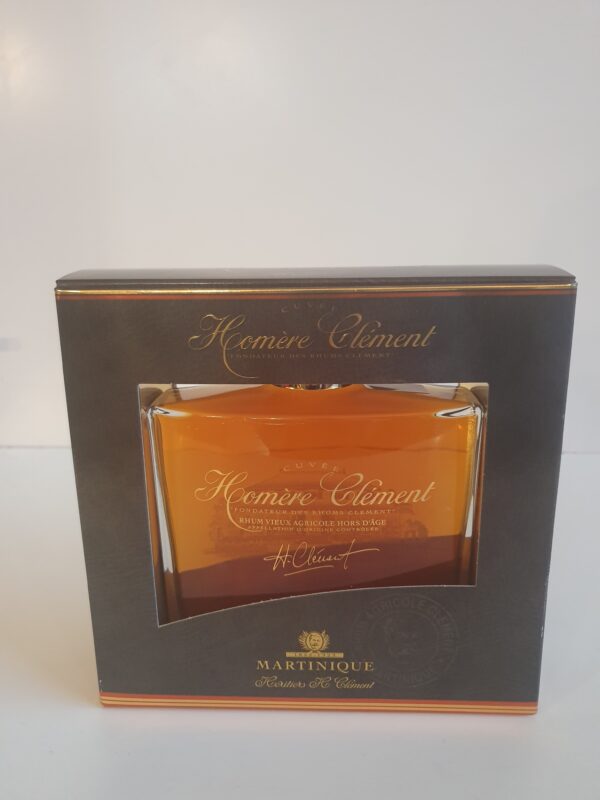 RHUM VIEUX CLEMENT 70 CL 44° HORS D'AGE  CUVEE HOMERE – Image 3