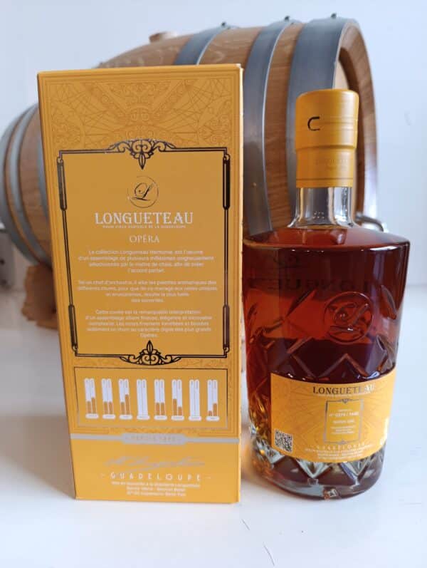 RHUM VIEUX LONGUETEAU 70 CL 47.3 ° CUVEE OPERA BATCH 2 – Image 2