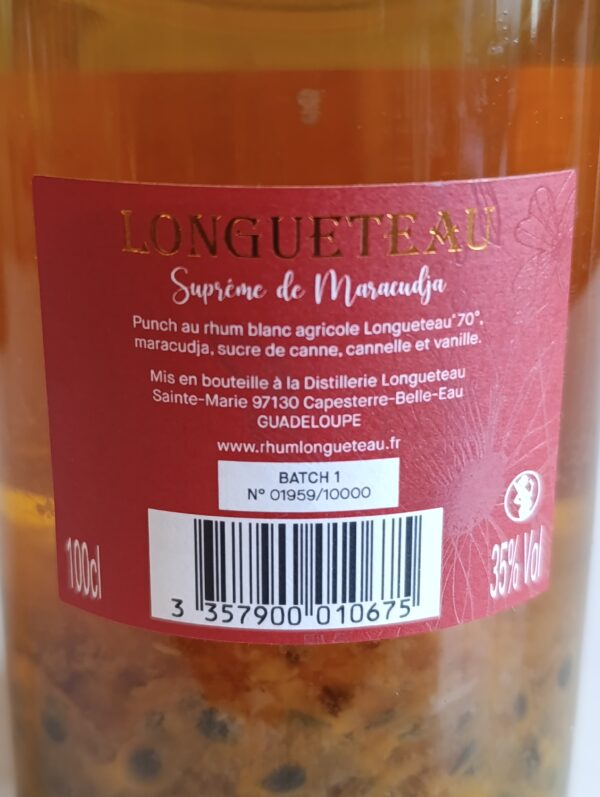 PUNCH SUPREME MARACUDJA LONGUETEAU 35° 1 L – Image 2