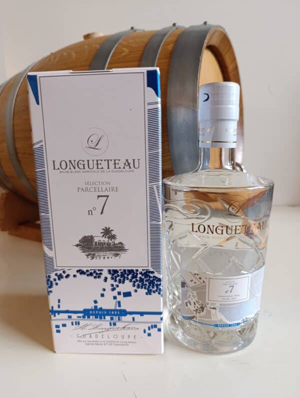 RHUM BLANC LONGUETEAU 70 CL 55° PARCELLE 7  MILLESIME 2022