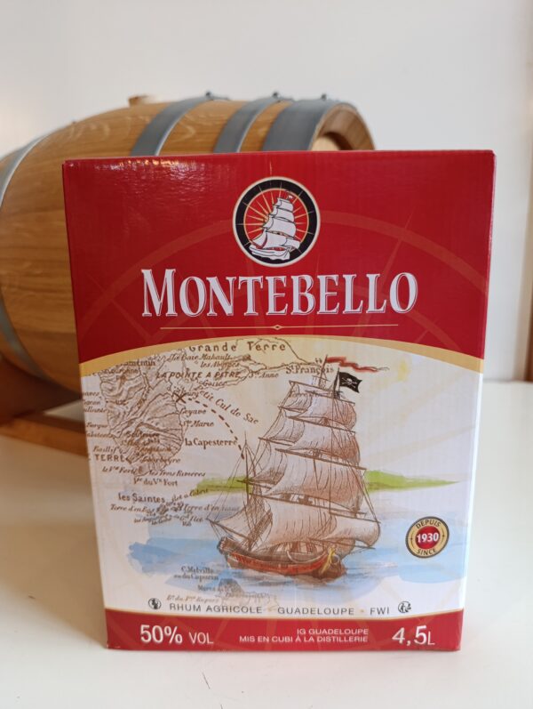 CUBI RHUM BLANC AGRICOLE MONTEBELLO 4.5 L 50°