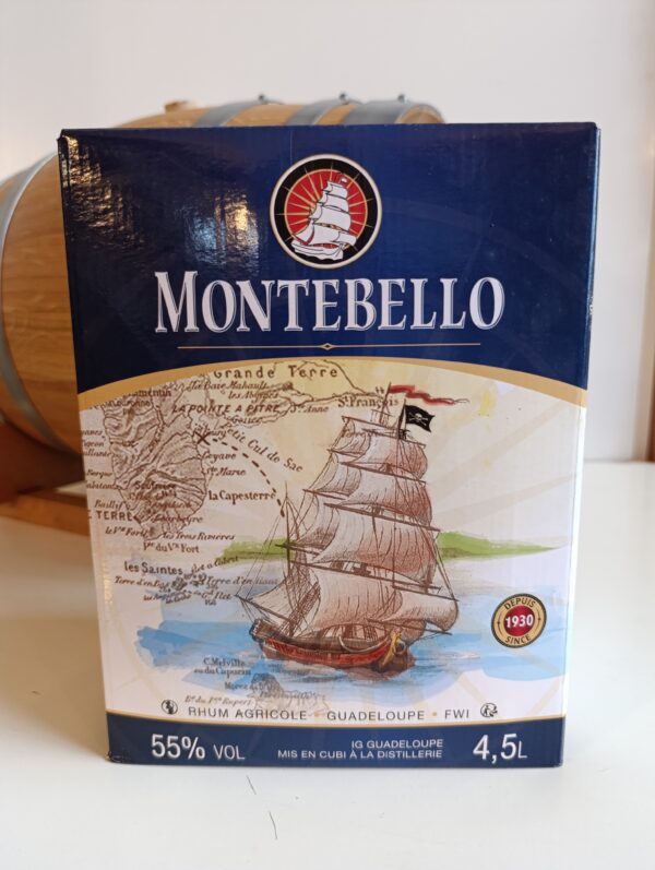 CUBI RHUM BLANC AGRICOLE MONTEBELLO 4.5 L 55°